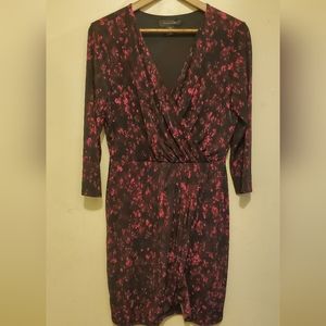 Tahari long-sleeved dress